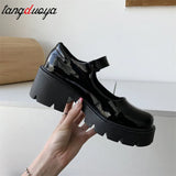 Lolita Shoes Women Japanese Mary Jane Shoes Women Vintage Girls Students JK Uniform High Heel Platform Shoes Cosplay