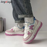 Casual Sneakers for Women Platform Breathable Running Sports Chunky Shoes Student Comfortable Kawaii Ladies Footwear