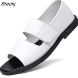 Summer Men's Sandals 2023 Casual Beach Men's Casual Shoes High-quality Leather Men's Sandals