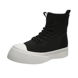 HighTop Shoes Women Spring Autumn New Leisure Breathable Socks Short Boot Ankle Shoes Fashion Women Boot Tennis