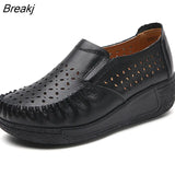 Sneakers for Women Fashion Platform Korean Version Rocking Shoes Female Slip on Casual Flat Warm Loafers Retro Mon