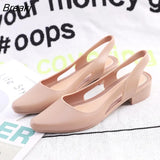 Women Pointed Toe Chunky Med High Heels Casual Comfort Wedges Beach Shoes for Women Closed Toe Sandal Wedding Shoes