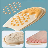 Women Men Pain Relief Forefoot Insert Half Insoles Non-slip Sole Cushion Reduce Size Filler High Heels Pain Relief Shoe