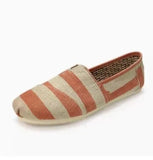 Mouth Shoes Woman Flats Dress Canvas Rubber Cotton Fabric PU Basic Shoes Woman Flats Shallow Mouth Dress Basic PU