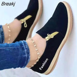 Women's Comfy Sneakers Flats Autumn Buckle Strap 2023 New Casual Travel Breathable Sneaker Buckle Strap Round Toe Ladies