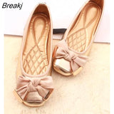 Autumn Soft Leather Flats for Women Sweet Flat Heel Fashion Women's Flats Office Laides Brand Shoes Woman Plus Size