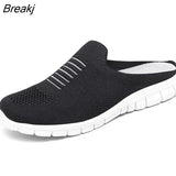 Women Mules 2022 New Casual Half Slippers Breathable Light Outdoor Flats Zapatos De Mujer Plus Size Quality Shoes for