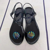 Sandal Woman Luxury Large Size Shoes Lady 2023 Summer Heels Suit Female Beige Big New Comfort Fashion Girls Black Low