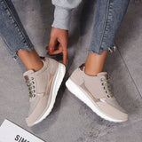 Women 2023 Autumn Fashion Plus Size Shoes Women Lace Up Rhinestone Platform Shoes Women Casual Sport Shoes Zapatos