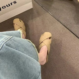 Toe Half Slippers for Women 2023 New Summer Fashionable Outdoor All-Matching Slip-on Lazy Sandal Without Heel Lady