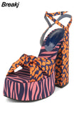 Summer Platform Woman Sandals Good Quality Mixed Colors High Heeled Sexy Party Women's Sandals Shoes Big Size