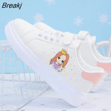 Spring Tennis Female Lace-up White Shoes Woman Luxury PU Leather Platform Solid Color Ladies Autumn Casual Elegant