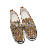 Women With Single Shoes In Spring 2023, The New Style Of One Foot With Thick Soles, Lazy People, Leisure Drill, Bow Tie, Korean Version Of Student