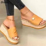 open toe sports sandals T-shaped buckle thick heel platform shoes 2020 women's summer flat casual shoes women's