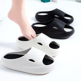Thick Platform Bathroom Home Slippers Women Outdoor Soft Sole Couple Slides Shoes Woman Non Slip Flip Flops Beach