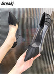 Luxury Women's Spring and Summer Baotou Transparent Stiletto High Heels Pumps Rhinestone Pointed Single Shoes