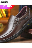 Shoes Genuine Leather Casual Shoes For Men Flat Platform Walking Shoes Outdoor Footwear Loafers Breathable