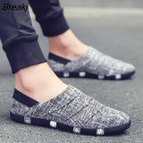 Ethnic Style men Espadrille Casual Flats Shoes Canvas Driving Loafers Flats Hemp Insole Shoes