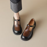 Heels Women's Shoes Platform Clogs PU Basic Rubber Hoof Women's Shoes Platform Low Heels Clogs Rubber Basic
