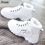 Ladies Shoes 2022 Lace Up Women Sneakers Snow Ankle Boots Waterproof Warm Platform Botas Woman Footwear Botas De