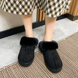 Designer Women's Slippers Winter Plush Warm Shoes Unisex Indoor Outdoor Flip Flops Casual Shoes Zapatos De Mujer