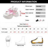 Sports Platform Sandals Women Summer 2023 Thick Bottom Wedge Walking Shoes Woman Peep Toe Lace Up Chunky Sandalias