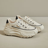 New High Top Cotton Sneakers Fashion Plush Warm Sports Dad's Shoes Color Matching Casual Running Platform Vulcanize