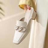 New Online Celebrities Wear Fashionable Evening Muller Shoes And