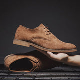 Men Shoes England Trend Casual Shoes Male Suede Oxford Boots Wedding Leather Dress Shoes Men Flats Zapatillas Hombre Plus