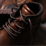 Men Ankle Boots Plus Size High Top Shoes Outdoor Work Casual Shoes Motorcycle Military Combat Boots Fashion Autumn