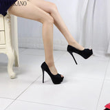 Silk Embroidered Flower Peep Toe High Heels 2023 New Stiletto Platform Wedding Banquet Dress 14Cm Sexy Ladies