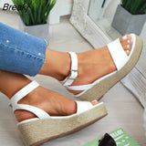 Platform Sandals 2020 Fashion Women Strap Gladiator Sandal Wedges Shoes Casual Woman Peep Toe espadrille femme