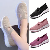 Mesh Breathable Sneakers Women Breathable Light Slip on Casual Shoes Ladies Loafers Socks Shoes Women Zapatillas