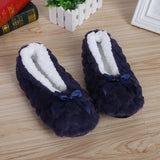 Fluffy Female Floor Slipper Women's Winter Shoes Warm Thick Fur Plush Anti-Skid Grip Sole Cute Funny Indoor Home House