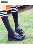 Women girl Uniform Shoes Uwabaki Japanese JK Round Toe Women Girls School Students Lolita Black Brown Cosplay Shoes Rubber