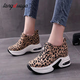 Women's Sneakers With Platform Womens Shoes Casual Woman Wedge Basket 2023 shoes Tennis Female Thick Woman's autumn