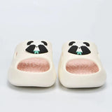 New Platform Panda Slippers for Woman Comfy Non-Slip Massage Slipper Shoes Women Summer Eva Thick Soft Sole Home Slides