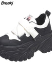 Shoes Platform Wedge 8cm Hidden Heel Women Causal Shoes Chunky Sneakers Autumn Winter Warm Winter Shoes Women Sports