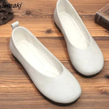 Women Real Leather Shoes Moccasins Mother Loafers Soft Flats Casual Female Driving Ballet Footwear Comfortable grandma