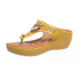 Breakj Women's Shoes 2024 Summer New Beach Clip Slope And Cool Slippers Women's Women's