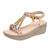 Women Wear The New 2024 Comfortable Elastic Flat-Bottomed Fashionable Large-Size Women's Shoes In