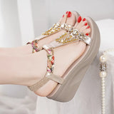 Women Wear The New 2024 Comfortable Elastic Flat-Bottomed Fashionable Large-Size Women's Shoes In