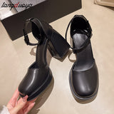 heels Women Mary Janes Lolita Shoes Thick Platform Shoes Sandals High Heels Pumps Party Ladies Shoes Mujer Zapatos