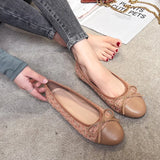Women Shoes Slip on Flat Loafers for Bow Ballet Flats Women Moccasins Casual Zapatos Mujer Flat Shoes Women Walking