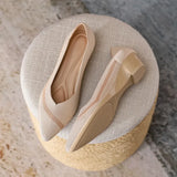 Women Wedge Increase Knitting Shoes Summer New Pointed Casual Slip on Comfortable Loafers Shoes Female Breathable Walking