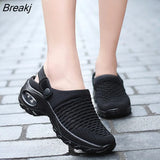 New Women Shoes Casual Increase Cushion Sandals Non-slip Platform Sandal For Women Breathable Mesh Outdoor Walking