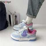 Women Chunky Sneakers Platform 2023 Fashion Autumn Breathable Comfort tennis Feminino Sport Shoes White women Sneakers