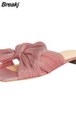 New 2023 Summer Outside Slipper Flat Sandals Woman Shoes Walking Comfy Leisure Beach Shoes Big Size