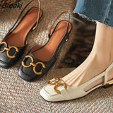 Woman 2021 New Square Toe Women's Shoes Fashionable and Elegant Low Single Shoes Office Ladies Female Shoes Lolita