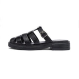 Women Sandals Woman Summer Hollow Out Roman Slippers 2024 New Gladiator Beach Flats Ladies Thick Sole Footwear Zapatos De